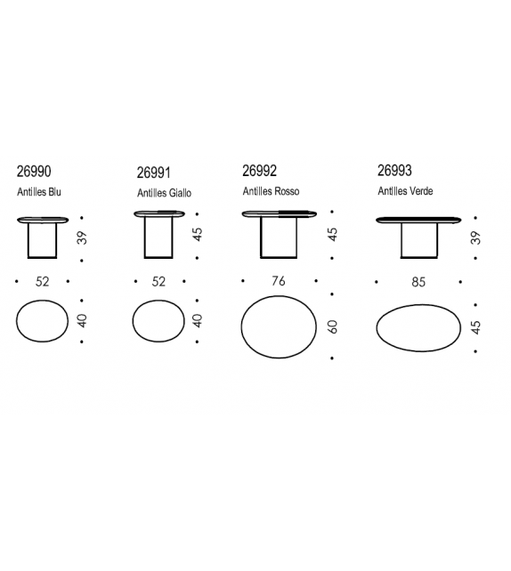 Antilles Wittmann Tavolino