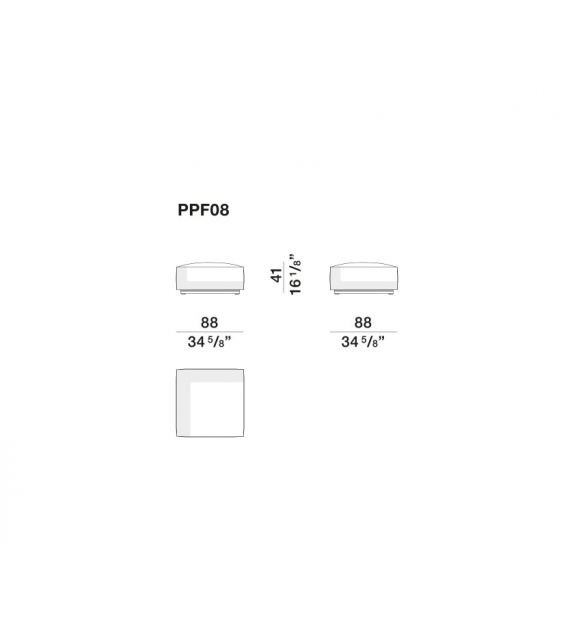 Palinfrasca Molteni & C Pouf