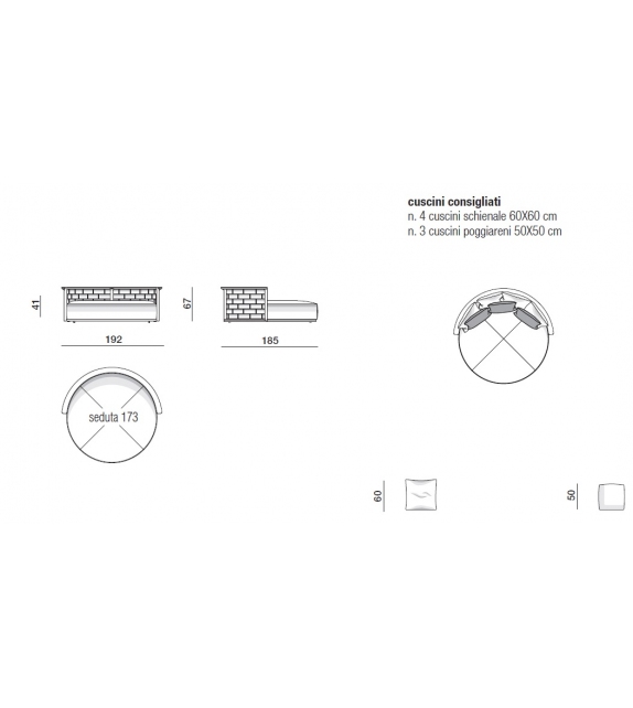 Love Seat Molteni & C Palinfrasca