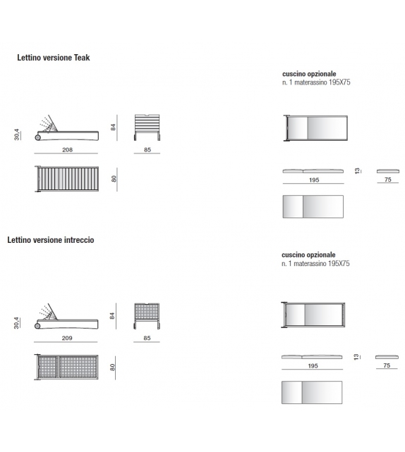 Guell Molteni & C Lettino