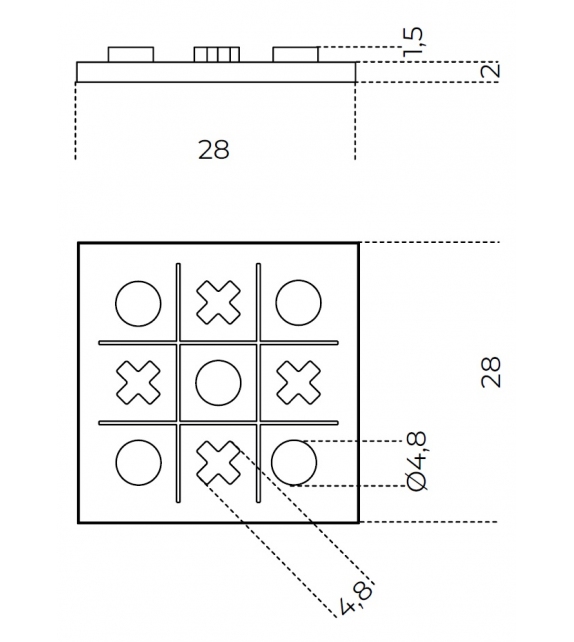 Tip Tap Toe Gallotti&Radice Gioco da Tavolo