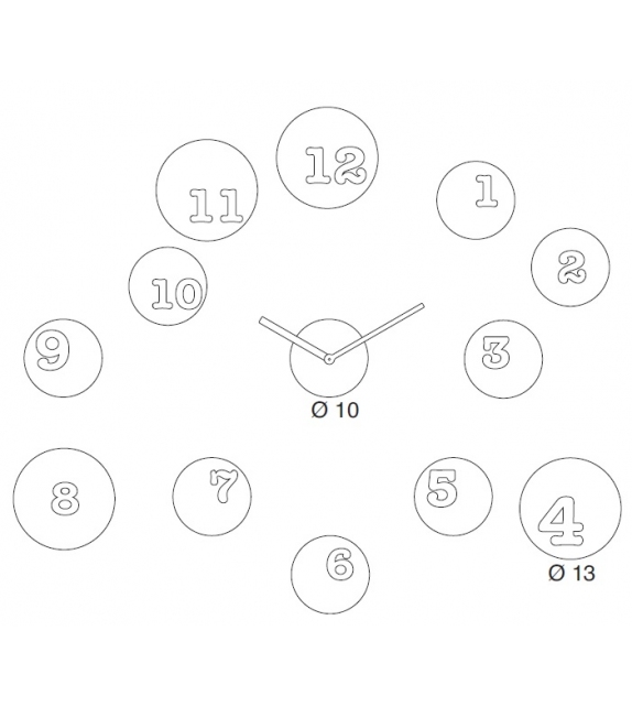 Fun_Time Progetti Reloj de Pared
