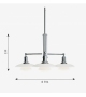 PH 2/1 Louis Poulsen Pendant Lamp