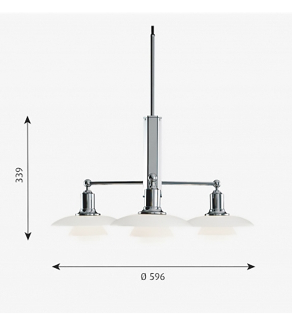 PH 2/1 Louis Poulsen Pendant Lamp