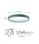 LP Circle Semi-incassato Louis Poulsen Recessed Ceiling Lamp