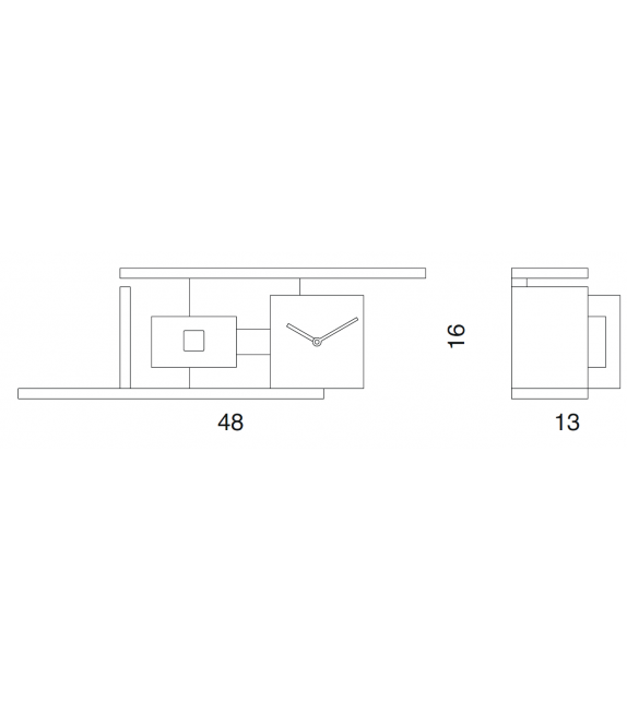 Mies Progetti Horloge Coucou
