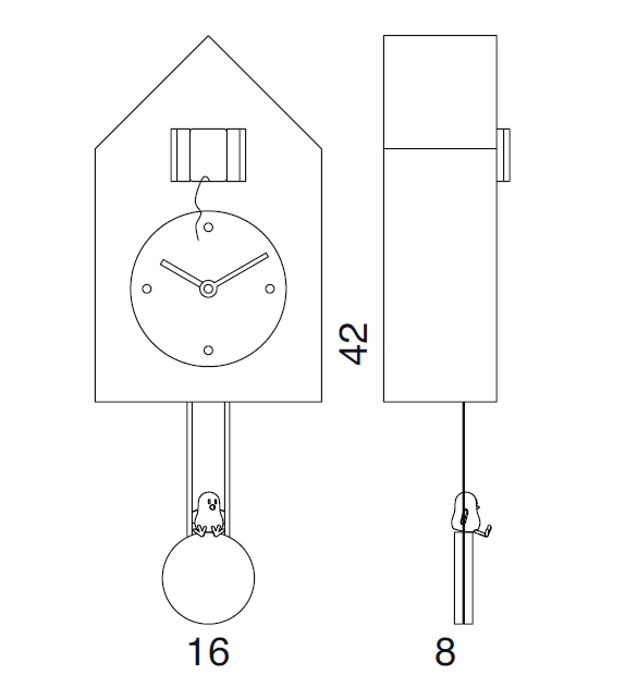 Freebird Progetti Reloj de Pared