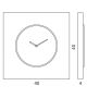Kreis Progetti Horloge Murale