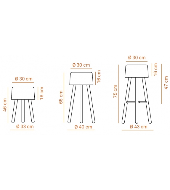 Bombetta Discipline Tabouret