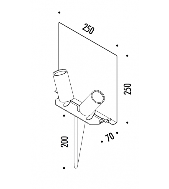 Belladinotte Davide Groppi Floor Lamp