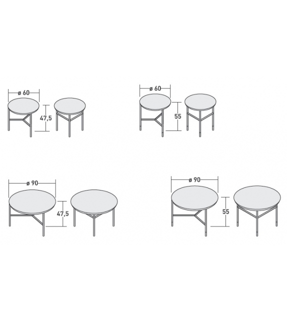 Iko Flou Table D'Appoint