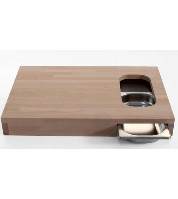 Chop Progetti Tabla de Cortar con Bandeja