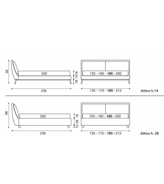 Attico Twils Bed