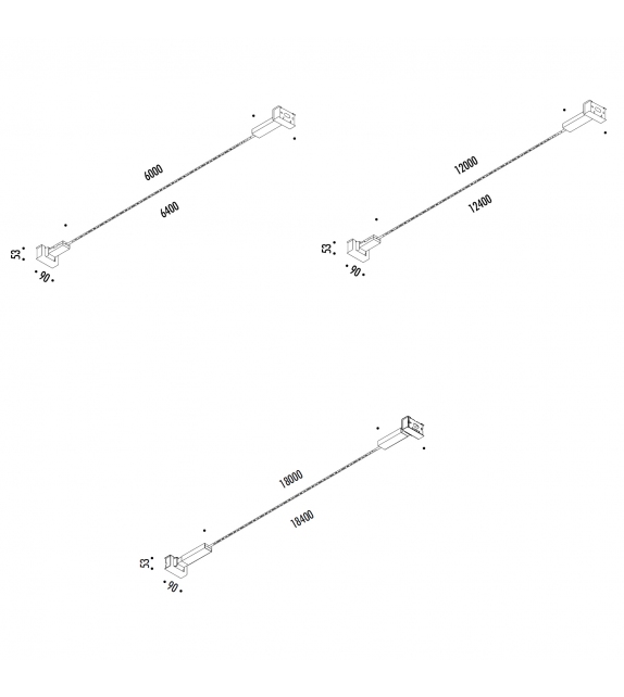 Flash Davide Groppi Decken-Wandleuchte