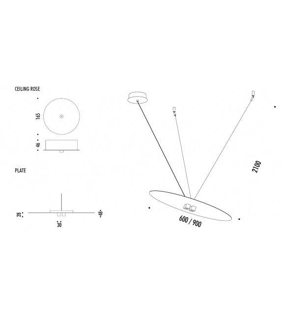 Cartesio Davide Groppi Suspension
