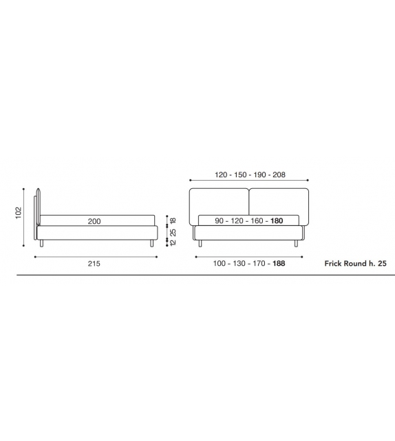 Frick Round Twils Cama