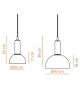 Korlux Semispherical Discipline Suspension Lamp