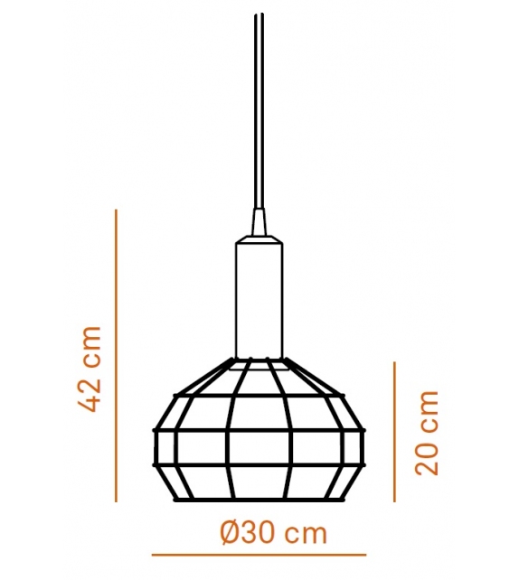 Korlux Cage Discipline Lampe à Suspension