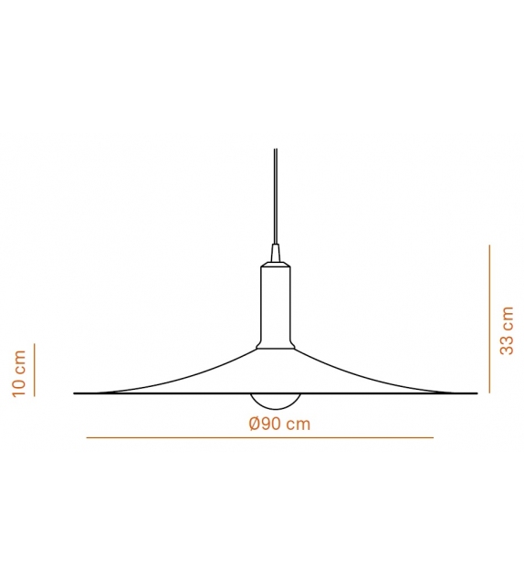Korlux Lycra Cone Discipline Lampe à Suspension
