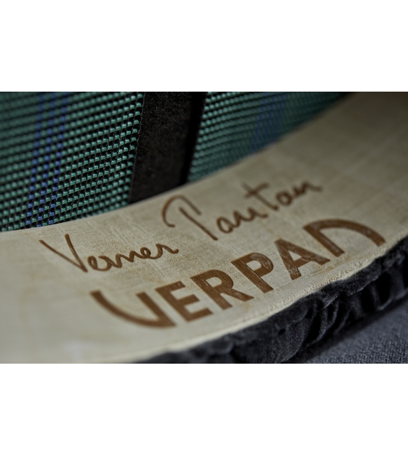 Series 430 Verpan Set von 2 Bar Hocker Messing