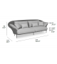 Liz XL Expormim Sofa