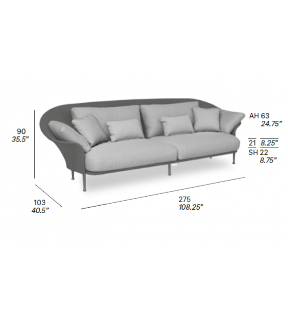 Liz XL Expormim Sofa