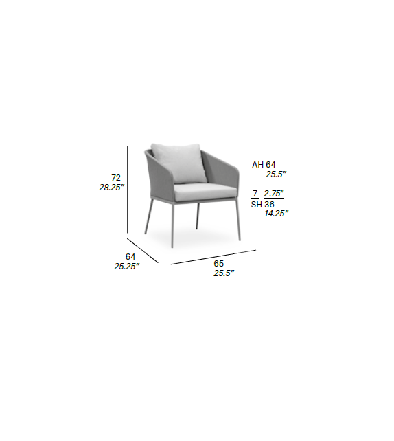 Senso Chairs Expormim Niedriger Sessel