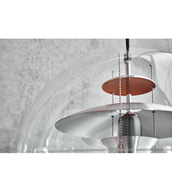 Vp Globe Brushed Alu Verpan Lampada a Sospensione