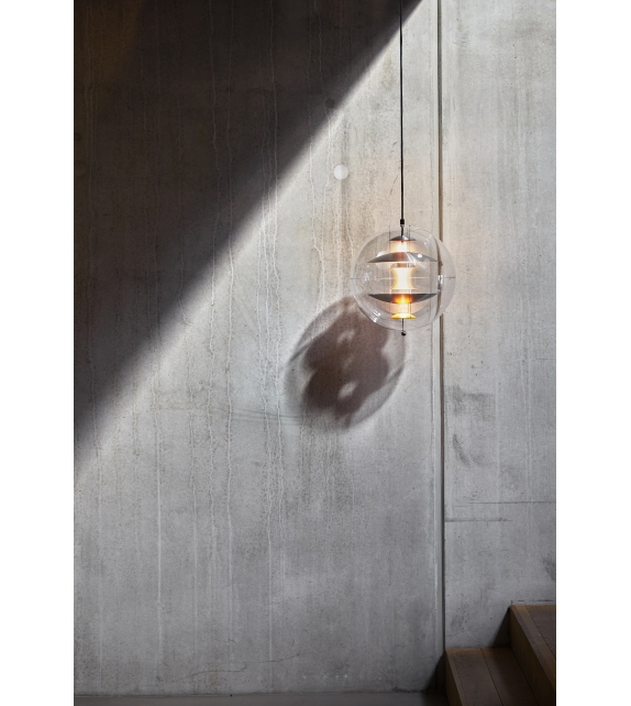Vp Globe Brushed Alu Verpan Suspension Lamp