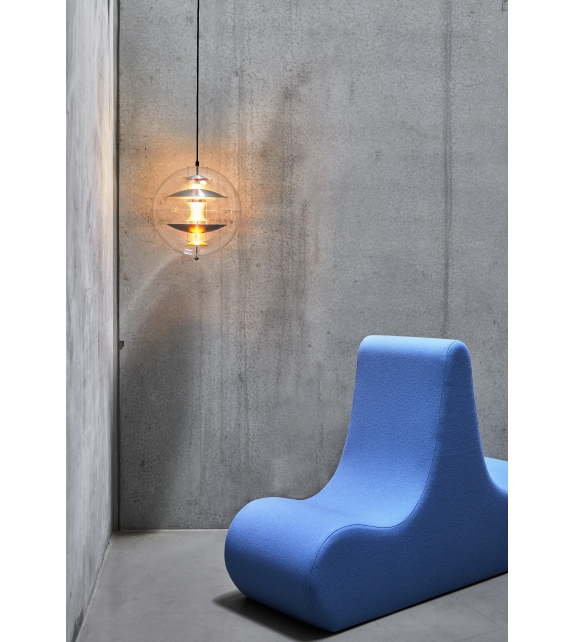 Vp Globe Brushed Alu Verpan Suspension Lamp