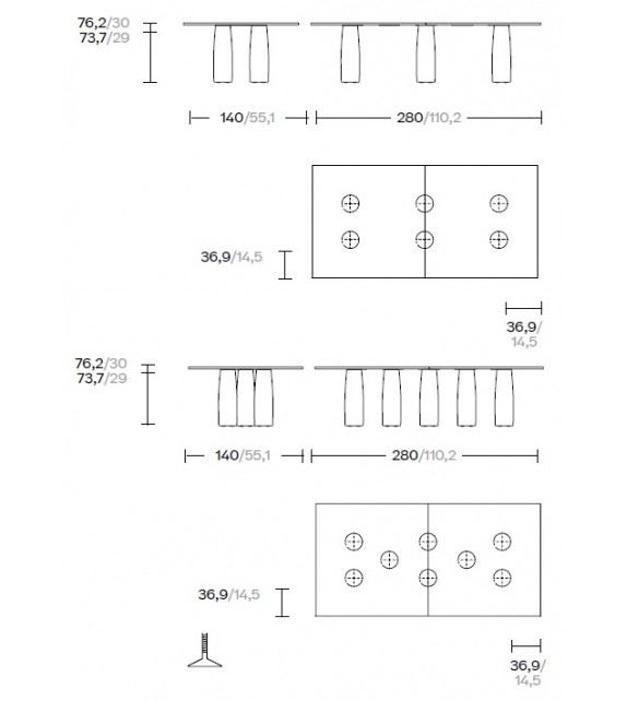 Il Colonnato Kettal Table