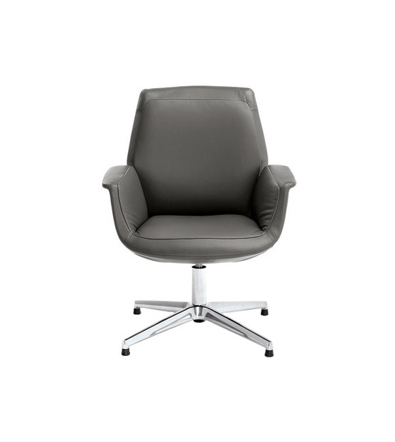 Downtown Visitor Sedia Girevole Poltrona Frau