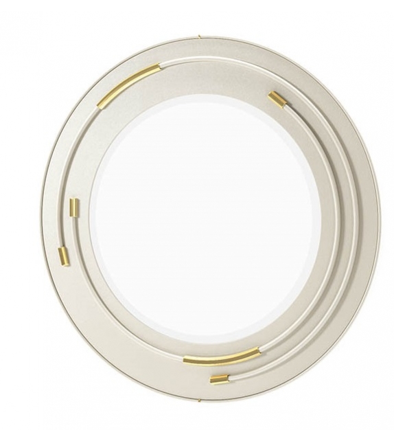 Noir Turri Round Mirror