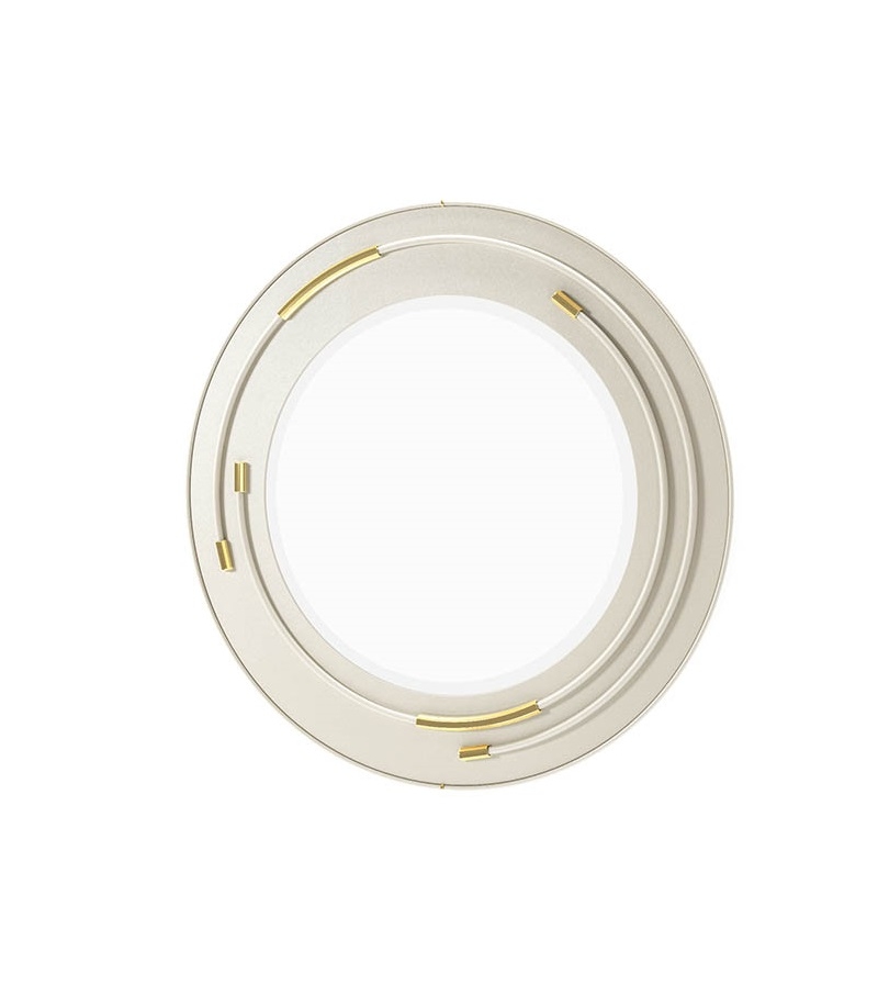 Noir Turri Round Mirror