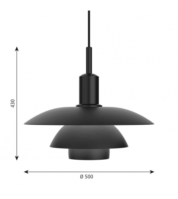 PH 5/5 Louis Poulsen Pendant Lamp