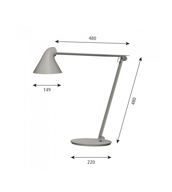 NJP Louis Poulsen Lampe de Table