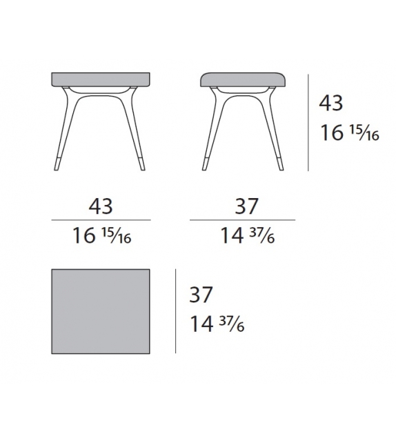 Melting Light Pouf Turri