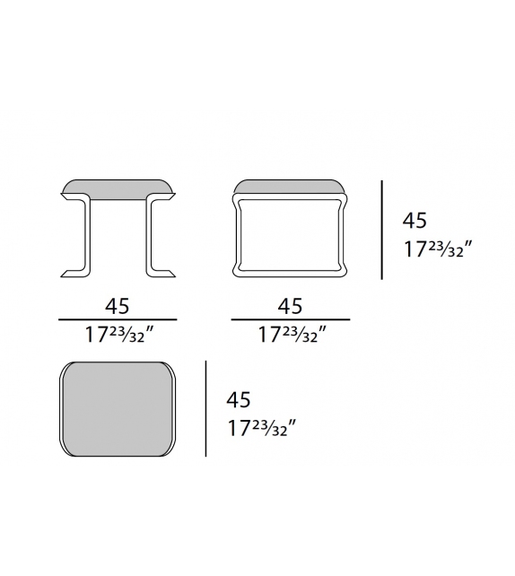 Milano Turri Sitzpouf