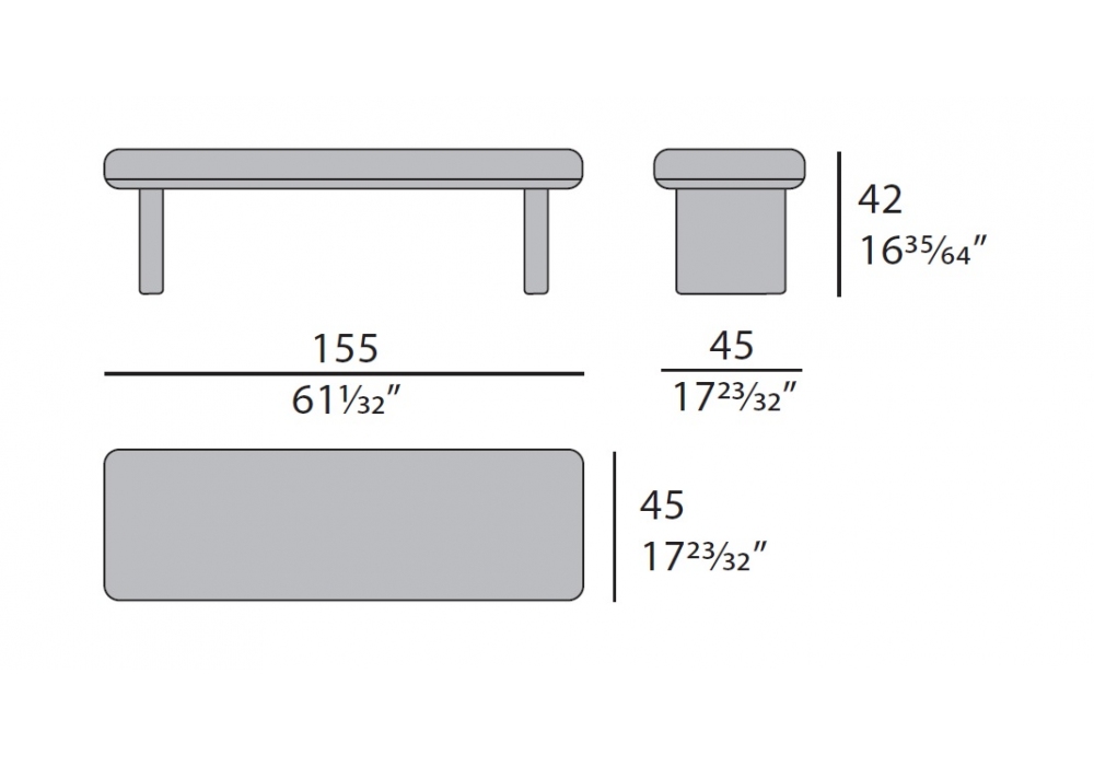Zero Turri Bench Milia Shop