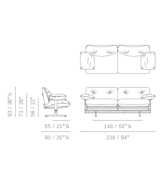 Ouverture Poltrona Frau Sofa
