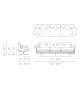 Poltrona Frau Ouverture Sofa