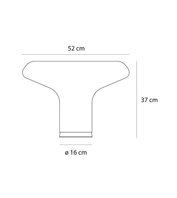 Lesbo Artemide Lámpara de Mesa