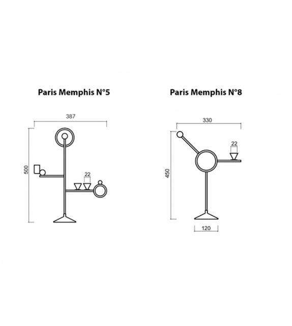 Paris Memphis Copper Maison Dada Bougeoir