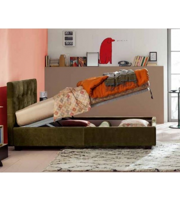 Max Basso Capitonnè Twils Letto Singolo