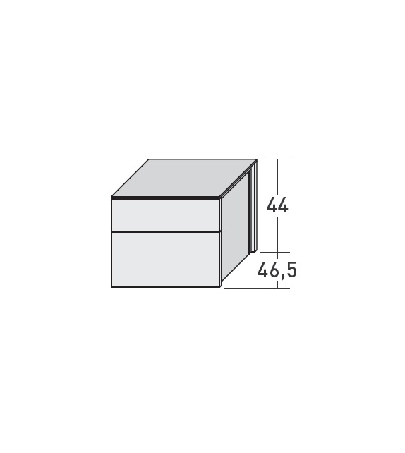 Juta Flou Nachttisch