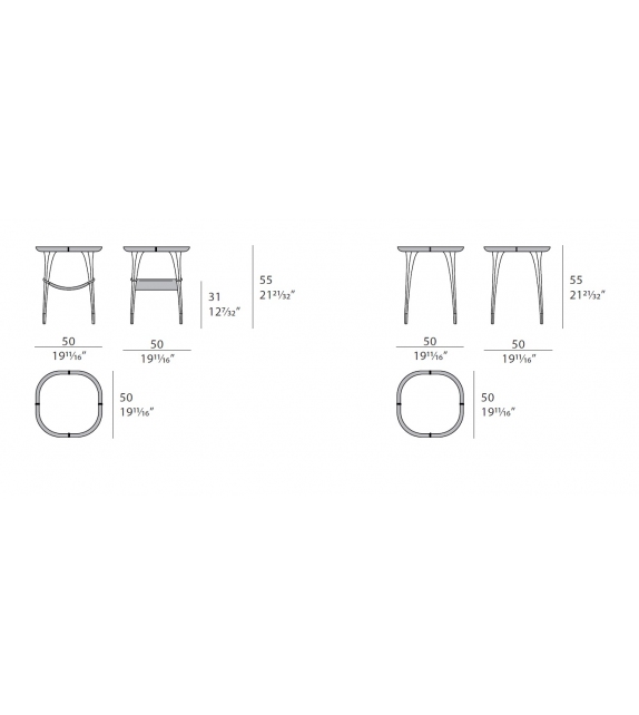 Melting Light Turri Side Table