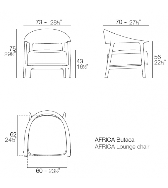 Africa Vondom Lounge Chair