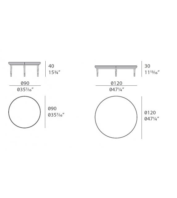 Noir Turri Table D'Appoint