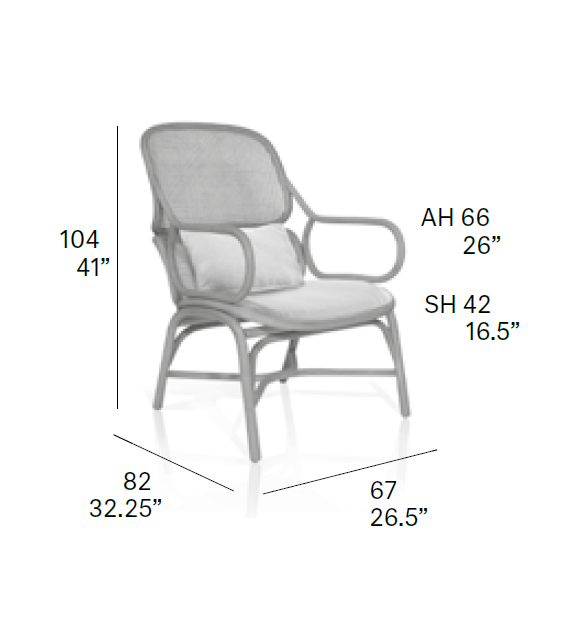 Frames Expormim Sessel Gepolstert