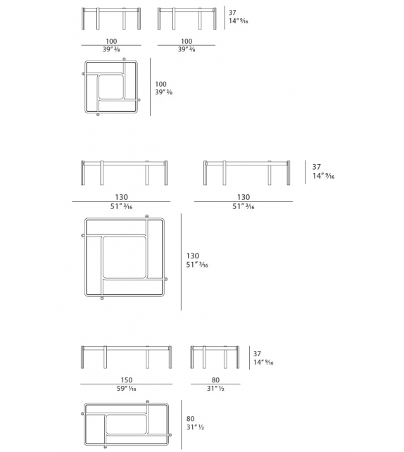 Vision Turri Couchtisch